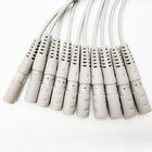 Adult / Pediatric 10 Lead ekg adapter cable leaders  , Banana 4.0 Clip Banana Ekg Electrodes