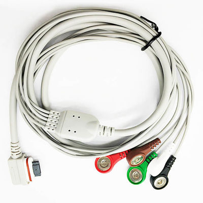 IEC AHA Snap Clip Holter ECG Cable GE SEER Light 5 7 10 Leads