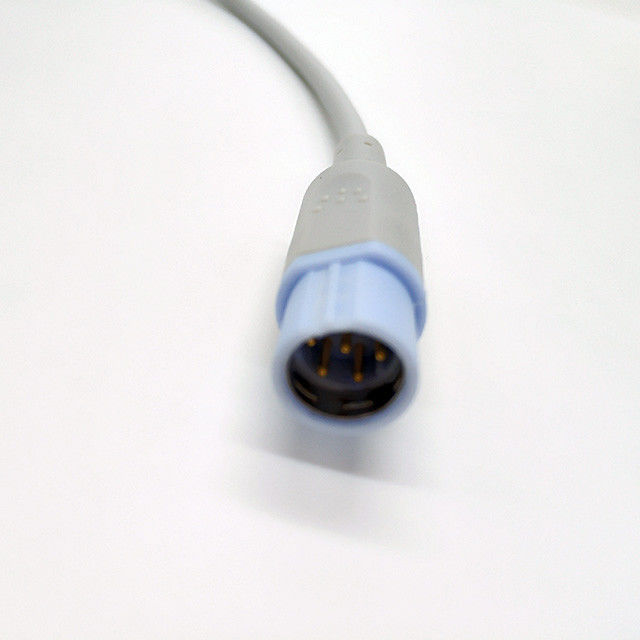4mm TPU 7 Pin Round Connector SPO2 Extension Cable