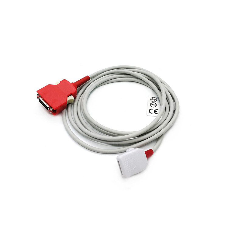 Gray 20 Pin 2.2m SpO2 Extension Cable adaptor Sensors For Masimo