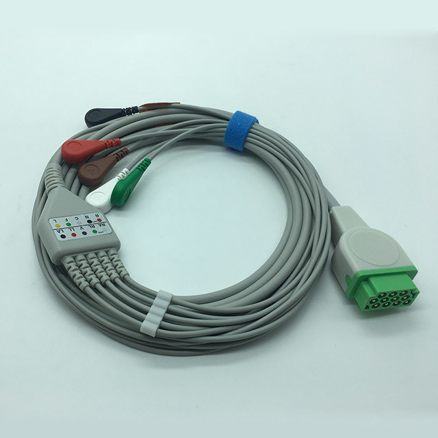 GE Marqutte ECG Cables And Leadwires / Clip High Performance TPU Material